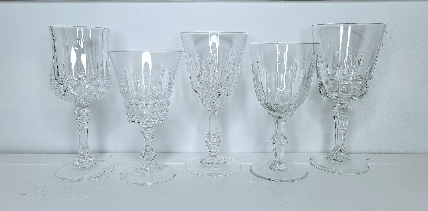 wine glasses